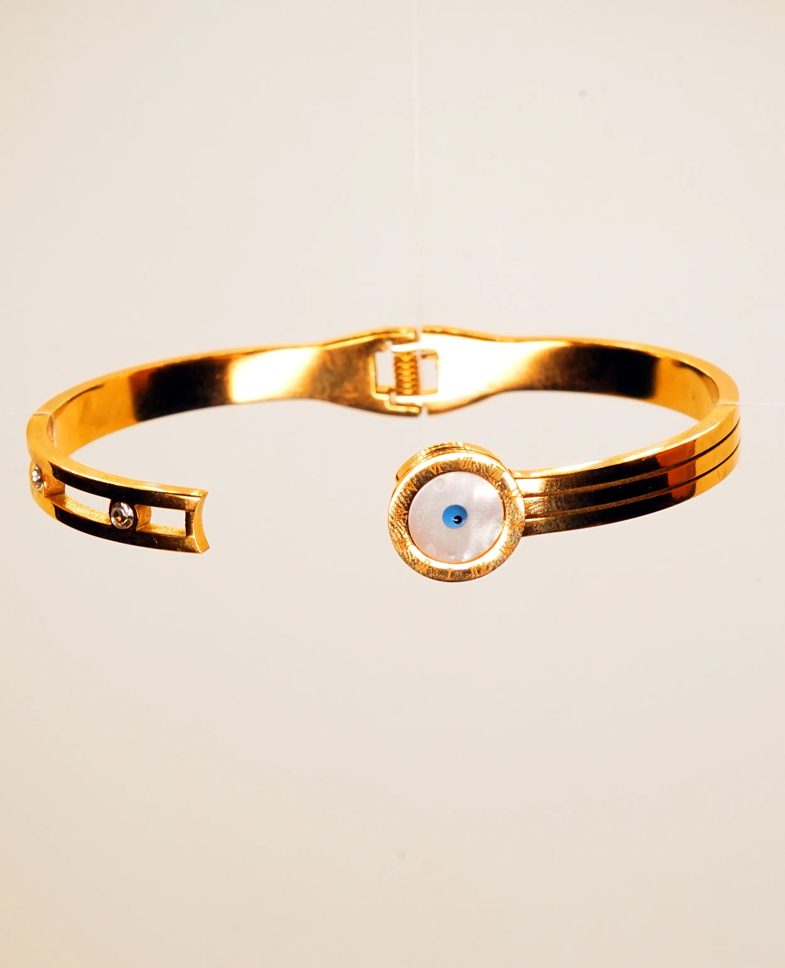 Enchanted Allure: Mesmerizing Evil Eye Kada Bracelet