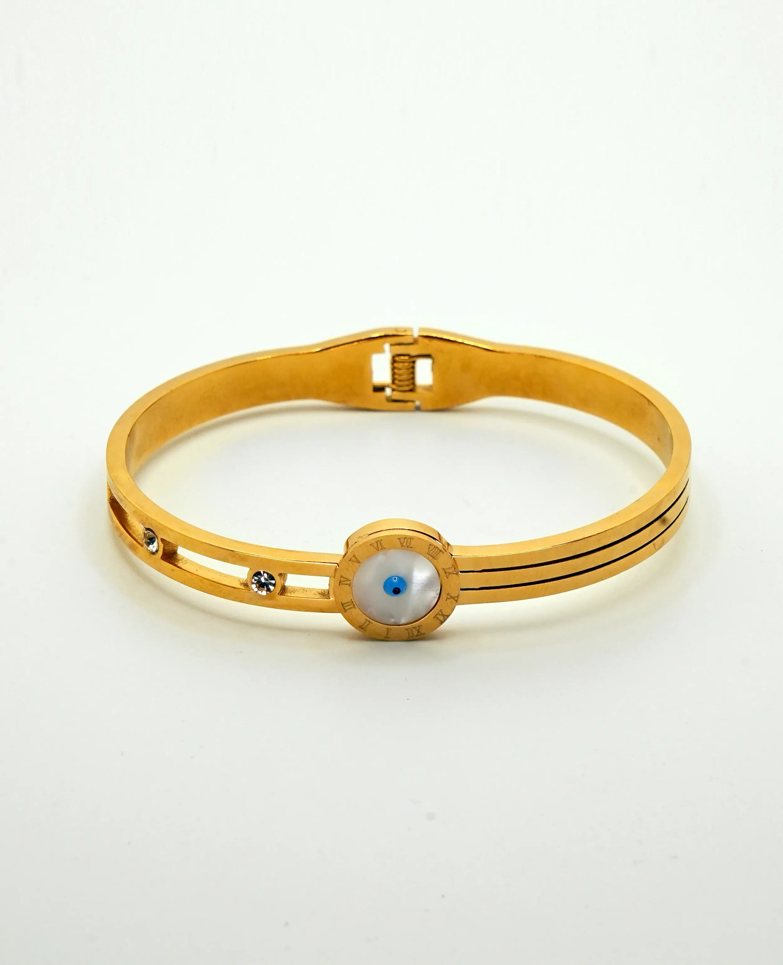 Enchanted Allure: Mesmerizing Evil Eye Kada Bracelet